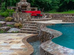 Natural Stone With Man Made Pavers