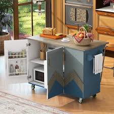 retro kitchen island cart cabinet