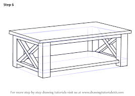 Learn How To Draw A Coffee Table