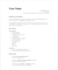 Resume Template Simple Mazard Info