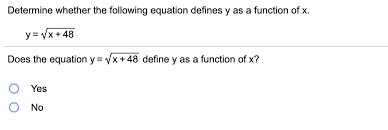 Following Equation Defines Y As