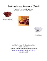 recipes for your pered chef