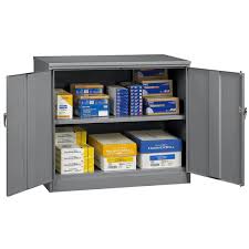 dark gray jumbo storage cabinet