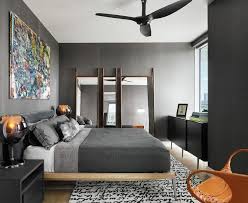 masculine bedroom design with a