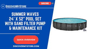 pool set with sand filter pump