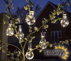 hanging solar bulb garden lights
