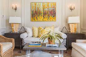 From gold to black to nickel, contrast is your friend. Decorating With Yellow Better Homes Gardens