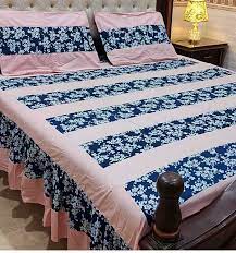 Frill King Size Cotton Bed Sheet Set 3