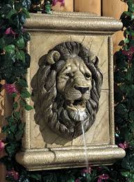 lion s head wall spitter cast stone
