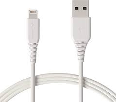 Amazon Com Amazonbasics Mfi Certified Lightning To Usb A Cable For Apple Iphone And Ipad 6 Feet 1 8 Meters White