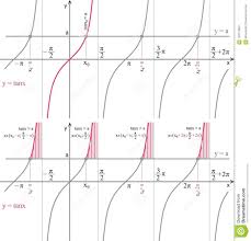 Function Tangent Graph Trigonometry Stock Illustration