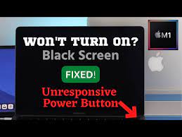 how to fix macbook pro m1 black screen