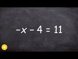 Solving A Two Step Equation With