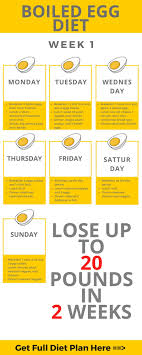 Boiled Egg Diet Plan Lose Weight Stuff Pinterest