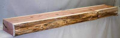 Cedar Fireplace Mantel Rustic Wood