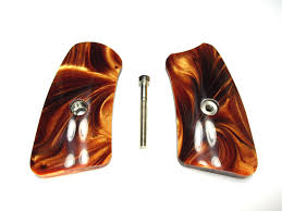 copper pearl ruger sp101 grips inserts