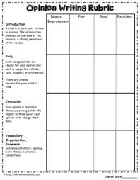 Explore 4,000+ activities on education.com. Opinion Writing Rubric Worksheets