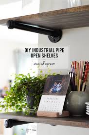 Diy Industrial Pipe Open Shelving
