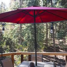 pure garden aluminum patio umbrella review