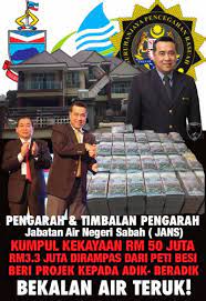 Sumber suruhanjaya pencegahan rasuah malaysia (sprm) berkata. Siapa Sebenarnya Pengarah Jabatan Air Negeri Sabah Rasuah Rm112 Juta