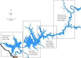 lake powell map index