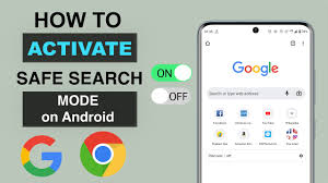 how to turn safe search mode on and off