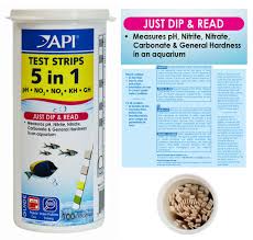 Api 5 In 1 Test Strips 100 Count Ph No2 No3 Kh Gh