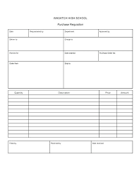 4 Requisition Form Templates Excel Purchase Template Sample