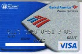 You could get hit with a much higher rate, though, if your business credit score. Bank Card Bank Of America Platinum Bank Of America United States Of America Col Us Vi 0001 07
