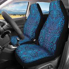 Electric Blue Car Seat Covers
