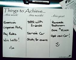 Details About A4 Goal Chart Fridge Magnet Whiteboard Weekly Monthly Yearly Student Planner 2p