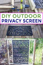 Diy Outdoor Privacy Screen How To