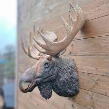 Moose Head Wall Art Airbrushed And Hand