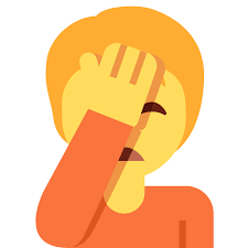 🤦 Person Facepalming Emoji 😀😂👌❤️😍