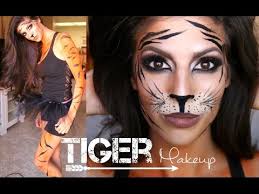 tiger makeup tutorial outfit