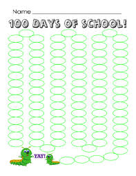 100 Days Of School Countdown Worksheets Teaching Resources