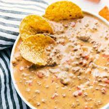 easy beef queso dash of sanity