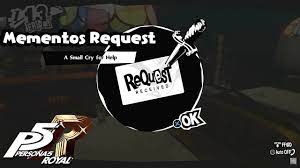 Persona 5 Royal | Mementos Request 29 - A Small Cry for Help - YouTube