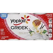 yoplait yogurt fat free greek honey