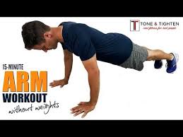 home arm workout without weights