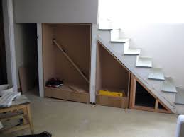 Basement Stair Storage Basement