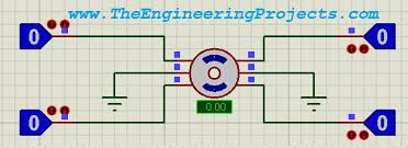 stepper motor drive circuit in proteus