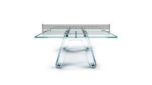 Lungolinea A Crystal Ping Pong Table