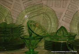 Vintage Colored Glassware The