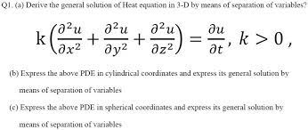 General Solution Of Heat Equation