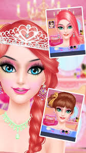 princess salon makeup dressup makeover