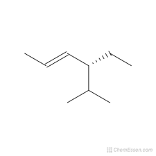 2e 4 ethyl 5 methylhex 2 ene structure