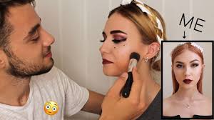 my boyfriend recreates my make up look