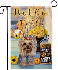 Dog Garden Flags Featuring Small Breed Dogs