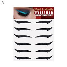 prosgs 6pairs eye liner decal reusable